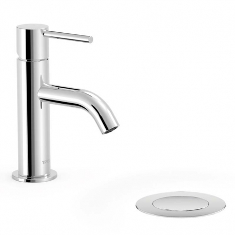 Monomando lavabo tres study 175mm con desagÜe automatico cromo 26290301d