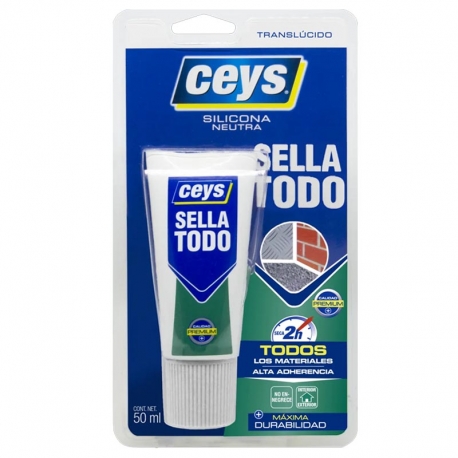 Silicona ceys sellatodo 50ml translucido