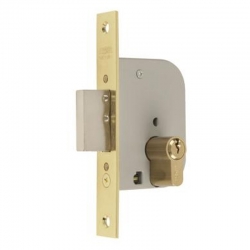 Cerradura mcm serie 1612-240a311 puerta madera latonado