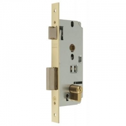 Cerradura mcm serie 1601-240 puerta madera latonado