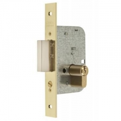 Cerradura mcm serie 1312-2-40 puerta madera latonado