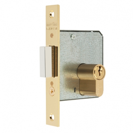 Cerradura mcm serie 1512-2-35 puerta madera latonado