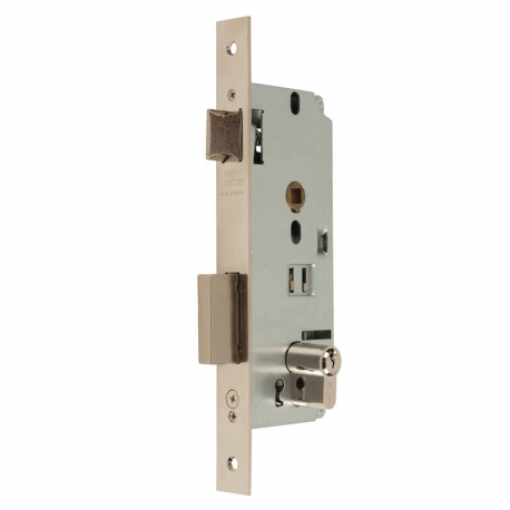 Cerradura mcm serie 1601-150 puerta madera niquelado