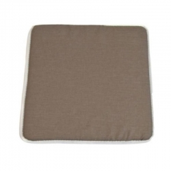 Cojin silla algodon-poliester alba 38x38cm taupe