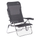 Silla de playa crespo al-223 reclinable 7 posiciones gris