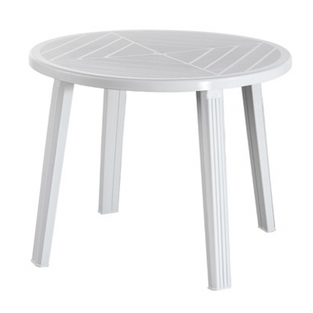 Mesa redonda cristobal-giove 90cm blanco