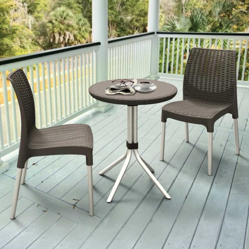 ⇒ Conjunto jardin keter set chelsea ratan 2 sillas con mesa antracita ▷  Precio. ▷ Comprar con los Mejores Precios. Ofertas online