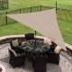 Toldo vela sombreo triangular colaro ready to hand tierra 3x3x3m