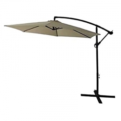 Parasol acero excentrico Ø3m arena