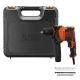 Taladro con cable percutor black and decker beh710k-qs 710w + maletin