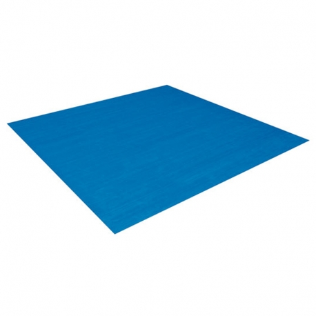 Manta protectora piscina bestway desmontables azul 396x396cm