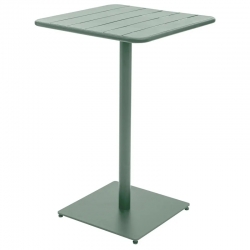 Mesa alta phuket acero verde 65cm