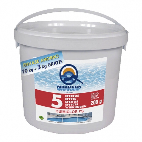 Cloro piscina quimicamp tableta 250gr 13kg