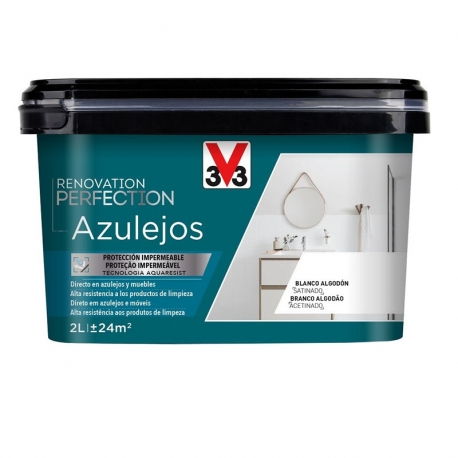 Pintura baño v33 renovation perfection azulejos 2l centeno