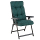 Sillon plegable alba 7 posiciones gris-verde