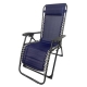 Sillon relax plegable zero gravity con cojin azul