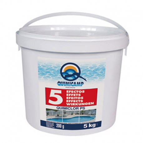 Cloro piscina quimicamp tableta 250gr 5kg