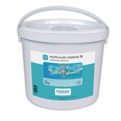 Cloro multifuncion sin sulfato quimicamp 250gr cobre tableta 5kg