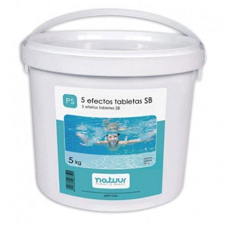 Cloro 5 acciones natuur tableta 250gr 5kg