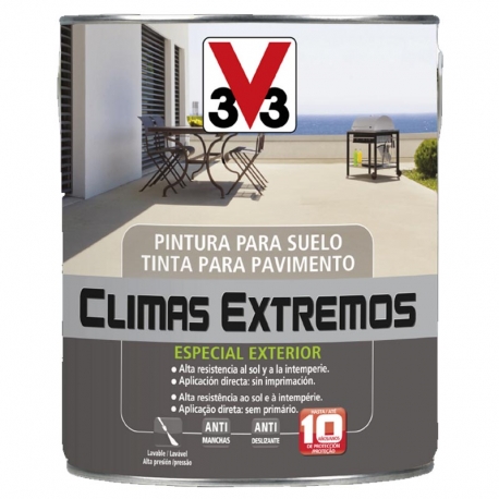 Pintura suelo v33 climas extremos 2,5l gris oscuro