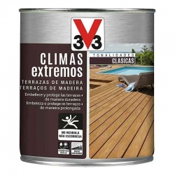 Protector terraza madera v33 climas extremos tonalidad clasica 2,5l incoloro