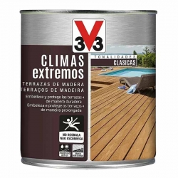 Protector terraza madera v33 climas extremos tonalidad clasica 750ml incoloro