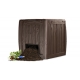 Compostador keter deco composter con base 69,5 x 72 x 74 cm