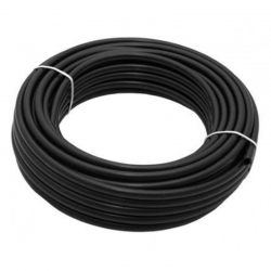 Microtubo flexible caudal para goteo 6x4mm 25m negro