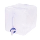 Deposito agua plegable 10l blanco