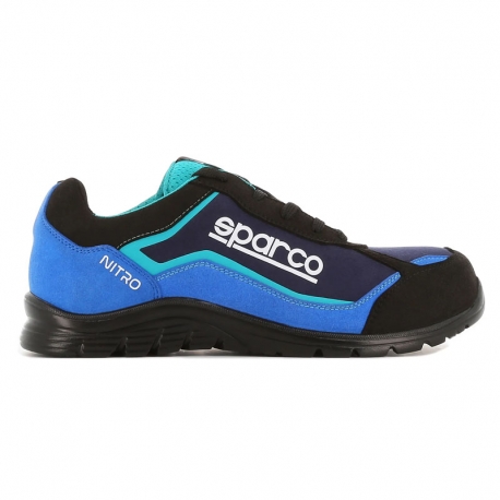 Zapato seguridad sparco nitro nraz s3 negro-azul talla 36