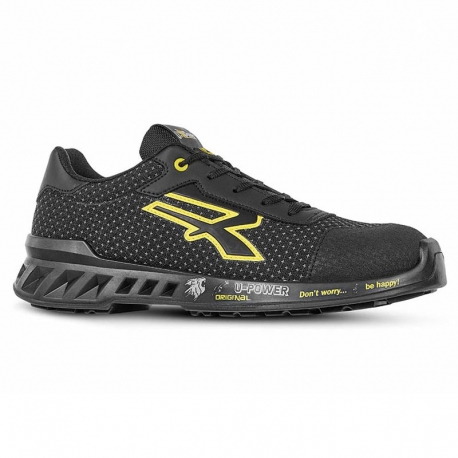 Zapato seguridad u-power matt rv20014 s3 negro-amarillo talla 44