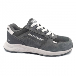 Zapato seguridad dunlop storm charcoal blanco-gris talla 44