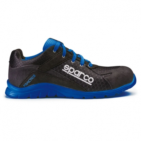 Zapato seguridad sparco practice nraz s1p azul-negro talla 40