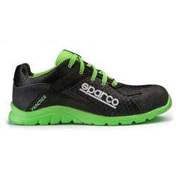 Zapato seguridad sparco practice nrvf s1p verde-negro talla 40