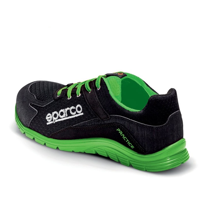 Sparco Chaussures de sécurité légères Practice S1P Keke Noir/Vert Taille 48  Sparco (SP 751748NRVF)