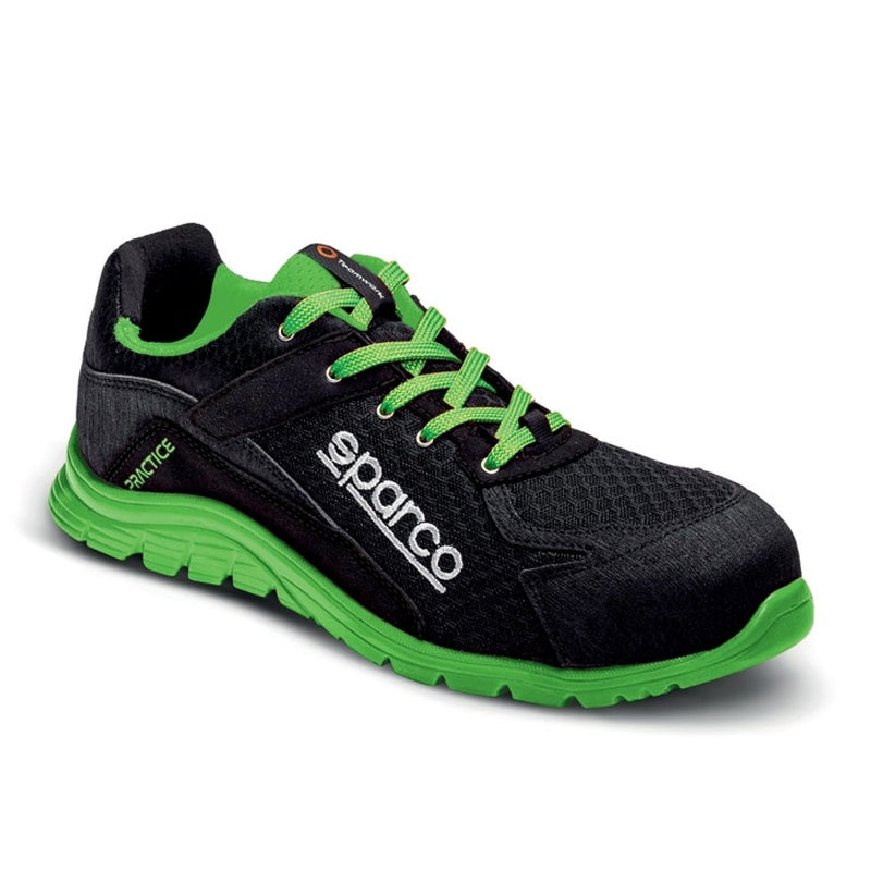  SPARCO Practice S1p, Zapatos de seguridad ligeros Sparco para  hombre Practice S1P Keke Negro/Verde EU Talla 48, Negro/Verde : Ropa,  Zapatos y Joyería