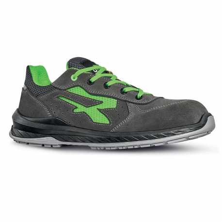 Zapato seguridad u-power denver s1p src esd verde-gris talla 39