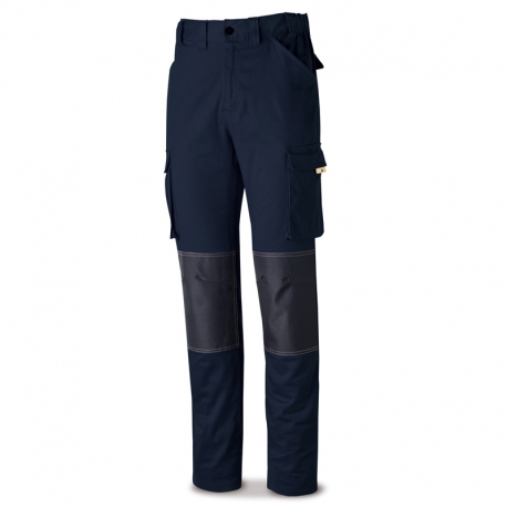 Pantalon multibolsillos marca stretch pro azul marino talla 50