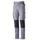 Pantalon multibolsillos marca stretch pro gris talla 44