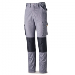 Pantalon multibolsillos marca stretch pro gris talla 50