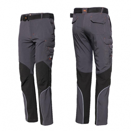 Pantalon multibolsillos light extreme issaline 8837b gris talla s