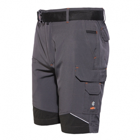 Pantalon corto issaline light extreme 8836b gris talla l