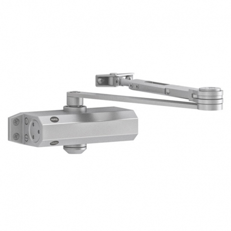 Cierrapuertas yale 3500 con brazo estandar plata