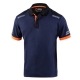 Polo manga corta sparco tech azul-naranja fluor talla xxl