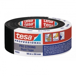 Cinta americana tesa pro 74662 strong duct tape 50m 50mm negro