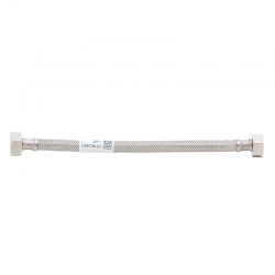 Conexion flexible h2o acero inox hembra 3/8 - hembra 3/8 35cm