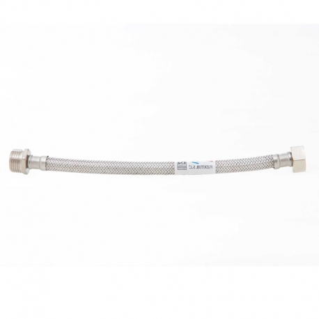 Conexion flexible h2o acero inox m 1/2 - h 1/2 50cm