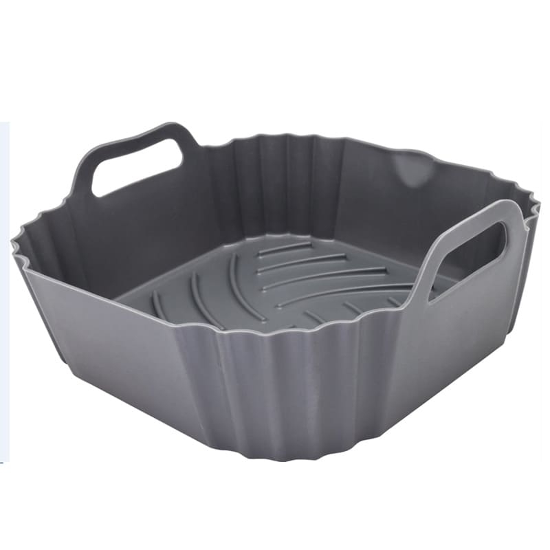 Bandeja de silicona para freidora de aire, almohadillas para hornear  reutilizables impermeables para cocina casera (gris) Ehuebsd Libre de BPA