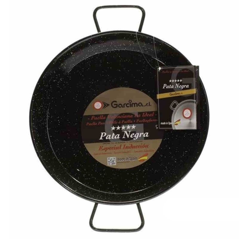 ⇒ Paella induccion garcima esmaltada 38cm pata negra ▷ Precio. ▷ Comprar  con los Mejores Precios. Ofertas online