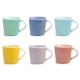 Taza mug coachella colors bone china 40cl surtido